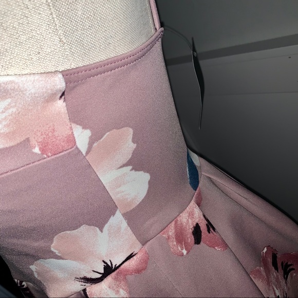 NEW WITH TAGS SOPRANO FIT & FLARE SPAGHETTI STRAP DRESS FLORAL & LAVENDER SIZE S - Picture 6 of 16